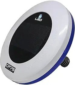 Ionizador solar para piscina de 61 a 90 mil litros IDP75 LED com eletrodo de cobre extra (BRANCO)