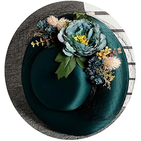 Flyme Women Luxury Party Hat Bridal Tiara Headdress Wedding Dress Accessories Hat Cover