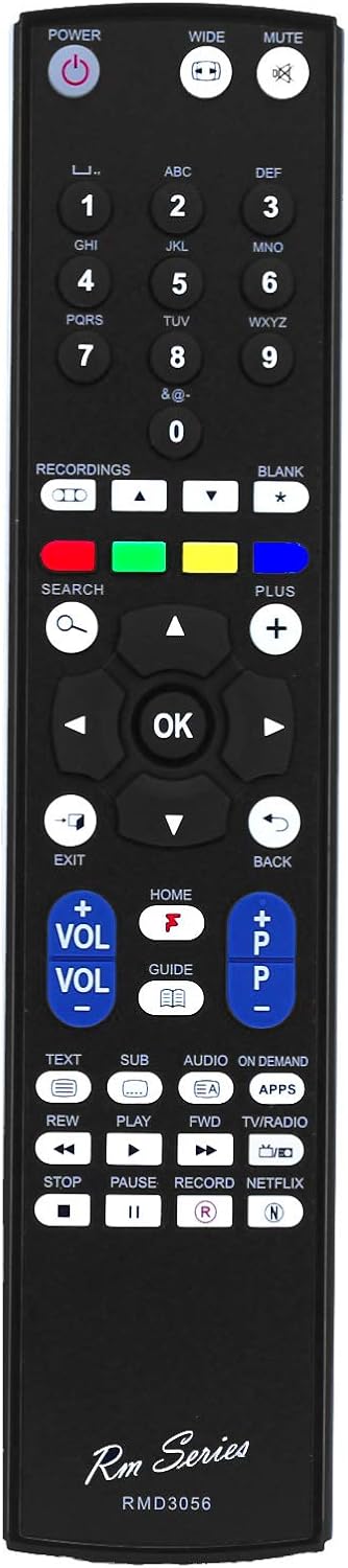 RM Series RM-L08 RML08 Replacement Remote Control for HUMAX Freeview TV ...