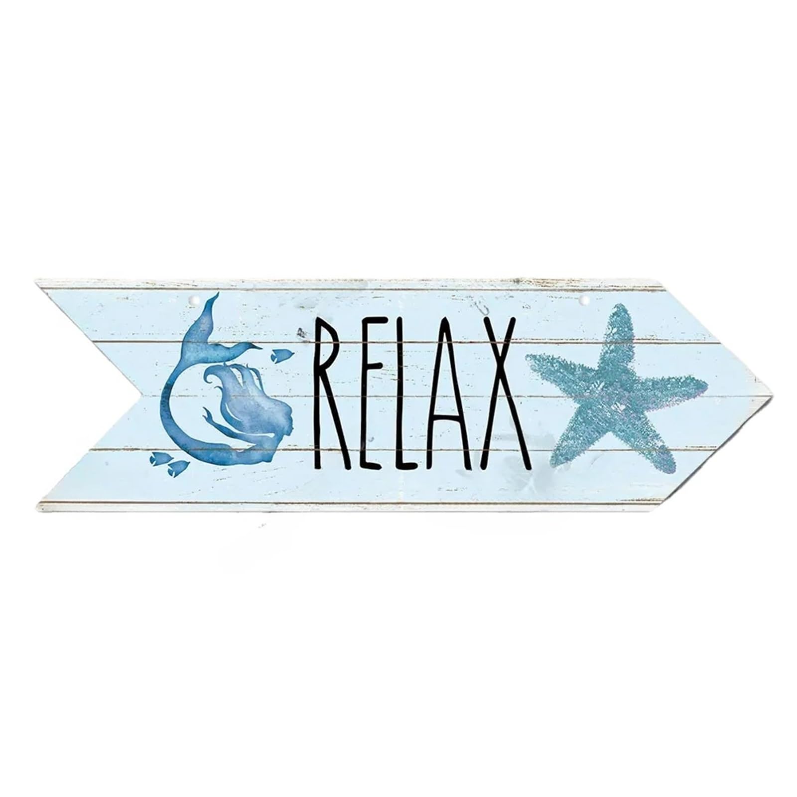 Wooden Arrows Beach Arrow Wooden Sign Seaside Road Guide Wall Decoration Indicator Hanging House Plaque Decor