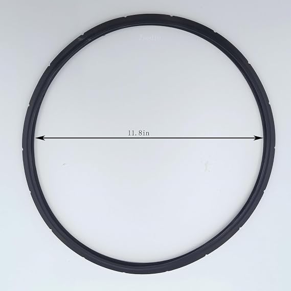 2 Pack 09905 Pressure Canner Sealing Ring,Replacement Gasket for Presto Pressure Cooker 01710 01740 01750 01770 01780, Includes Automatic Air Vent & Overpressure Plug