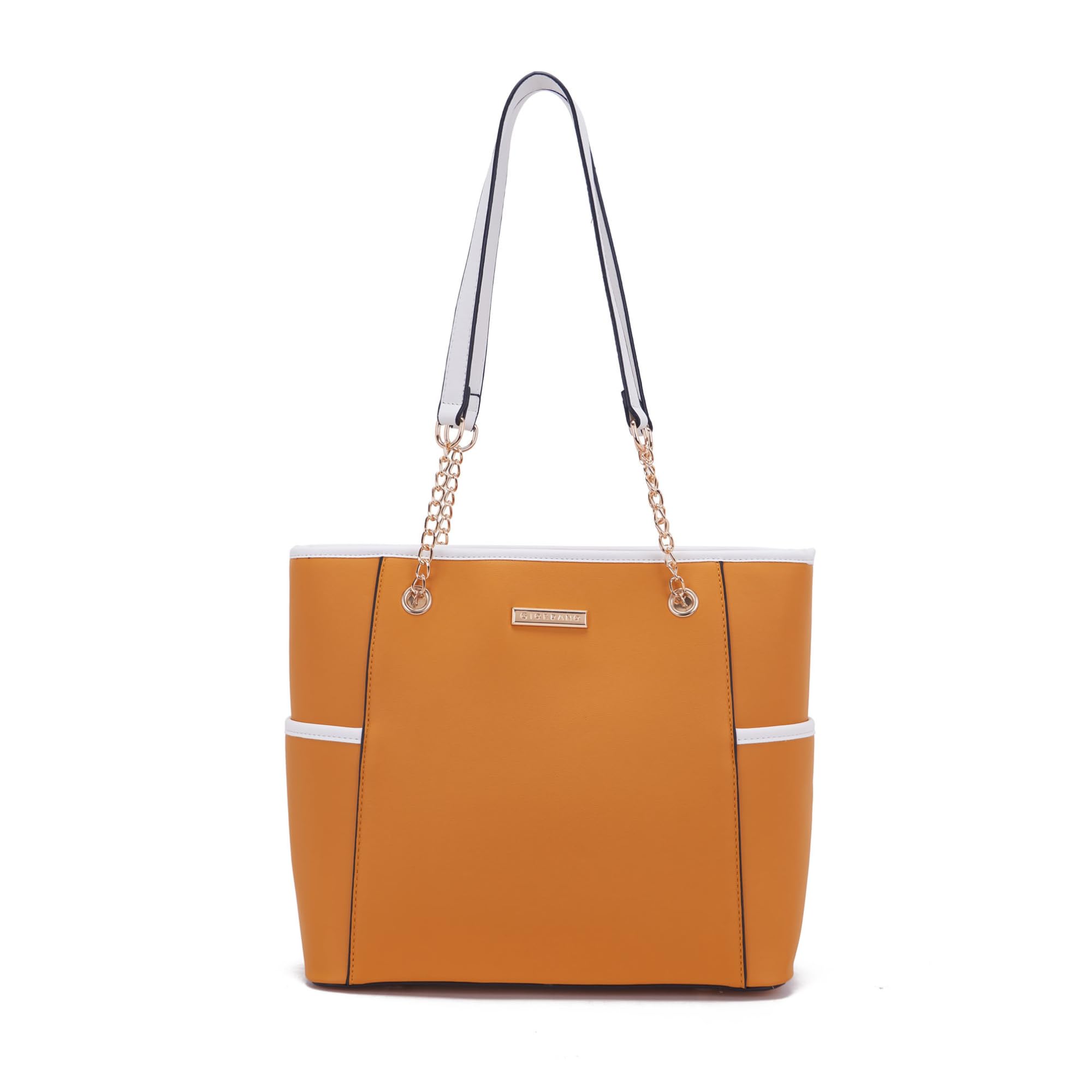 Giordano Pu Top Handle Brown Tote Bag For Women | Handbag For Ladies With Spacious Compartment & Zipper | Handbag For Girls (B0CQCQPKPW) Amazon Price History, Amazon Price Tracker