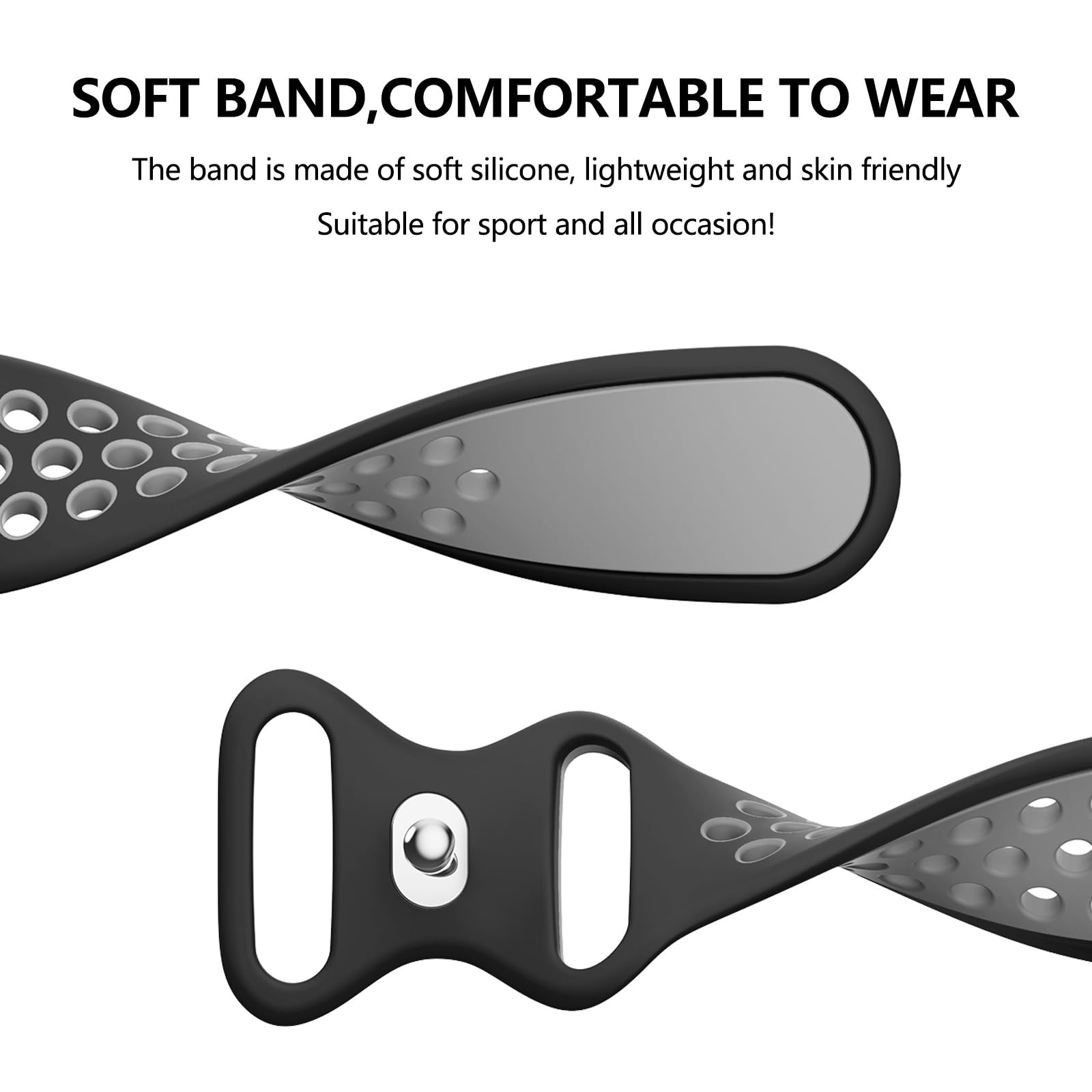 Double Colour Strap for Garmin Forefunner 55/245 /645 Watch Band - Image 3