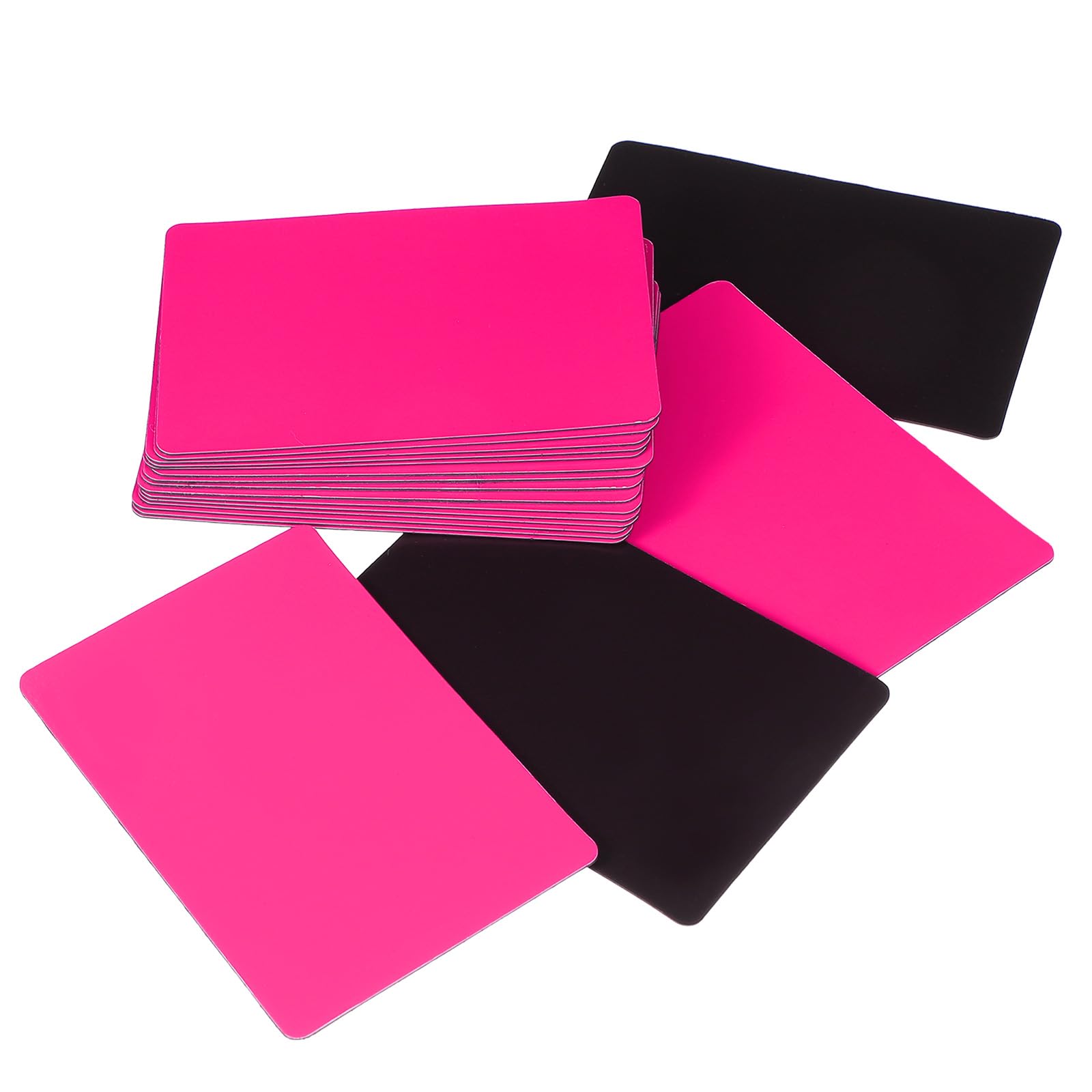 PATIKIL 20 etichette magnetiche cancellabili a secco, 12,2 x 8,1 cm, riutilizzabili, per lavagne, frigoriferi, armadi, armadietti, scaffali, colore: rosa