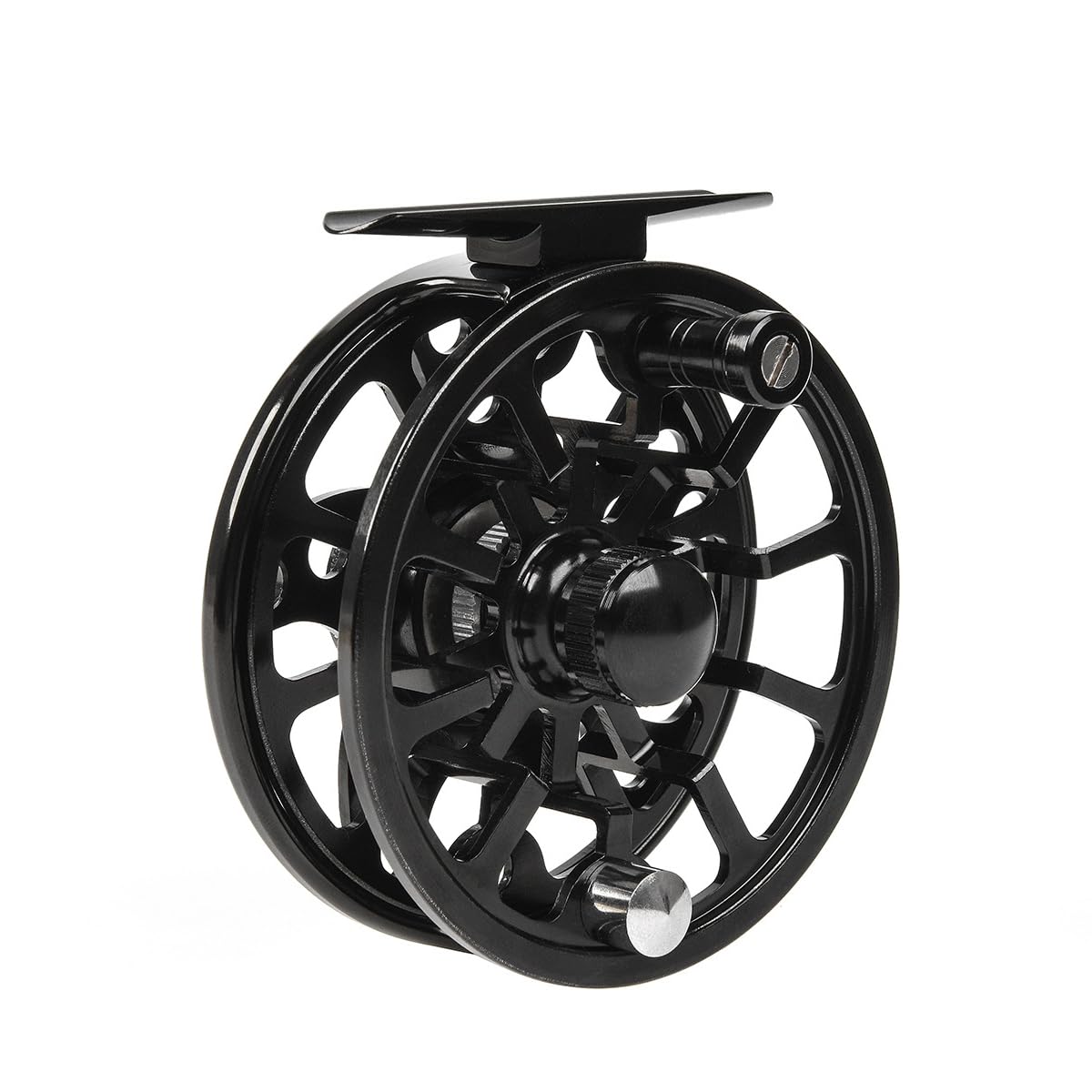 Moulinet de pêche à la mouche, corps en alliage d'aluminium, accessoire de pêcheur pour la pêche en eau douce et en eau salée