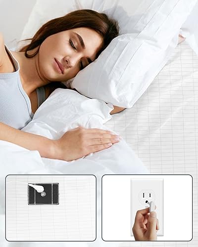 Miniatura 5 de Sábanas de tierra para cama de fibra plateada, sábanas de algodón para dormir mejor, efectos de sensación del interior, camas con cable de conexión