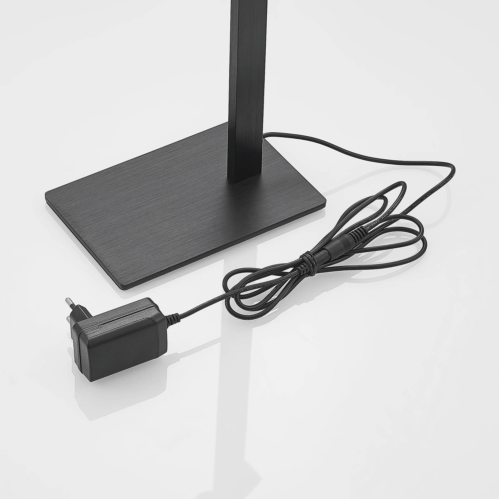 Lucande LED Tischlampe Wasko dimmbar (Modern) in Schwarz aus Metall (1 flammig,) - Tischleuchte Schreibtischlampe Nachttischlampe Arbeitszimmerleuchte | Moderne Schreibtischlampe, 3000 K, warmweiß, für Büro, Arbeitsplatz