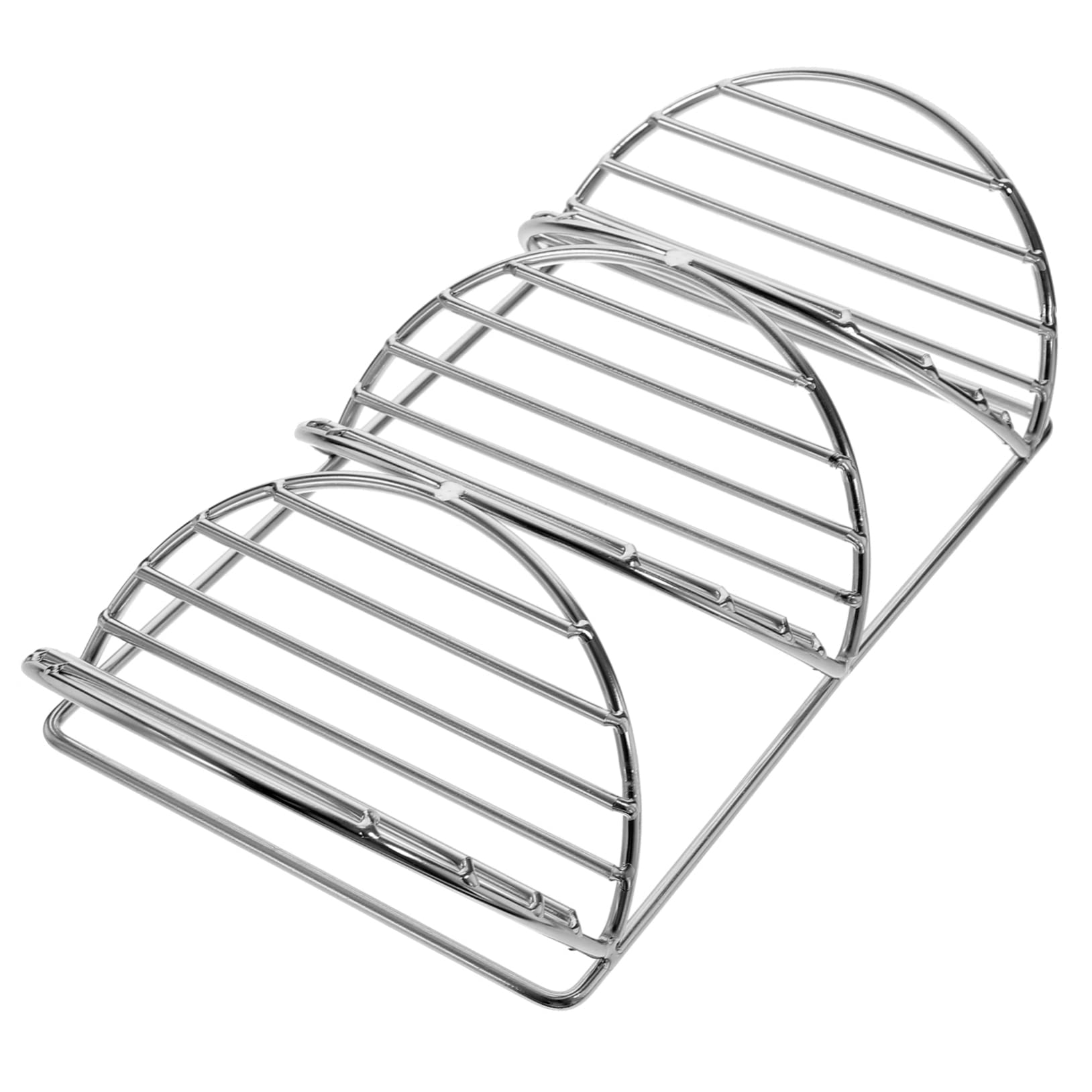 COLLBATH Taco Rack Chicken Roll Metal Holder Stainless Steel Versatile for Chicken Rolls Pancakes