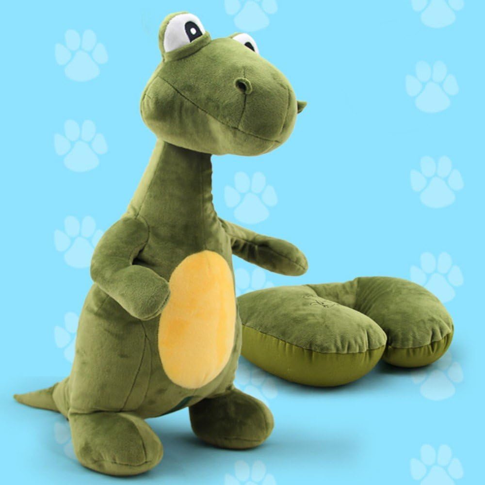 GA Creatives 19Inch Portable Animal Dinosaur Doll Convertible U-shaped Neck Pillow Baby Plush Toy Multifunctional Travel Neck Cushion Baby Product