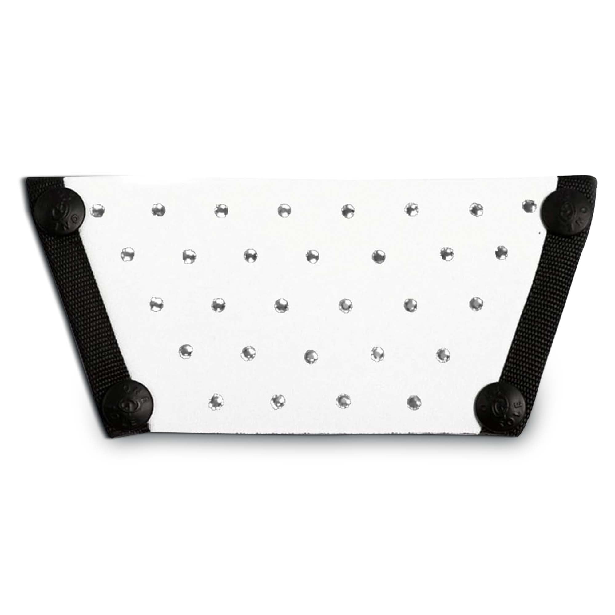 Onesole Sandal Almost Decadent Crystal WhiteTop, Crystal Print Top for Women, Interchangeable Tops for Women's Wedge Sandals with Print Designs,