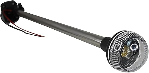 Miniatura 4 de Pactrade Marine RV ajustable plegable todo redondo poste luz H navegación luz SS (sin LED)