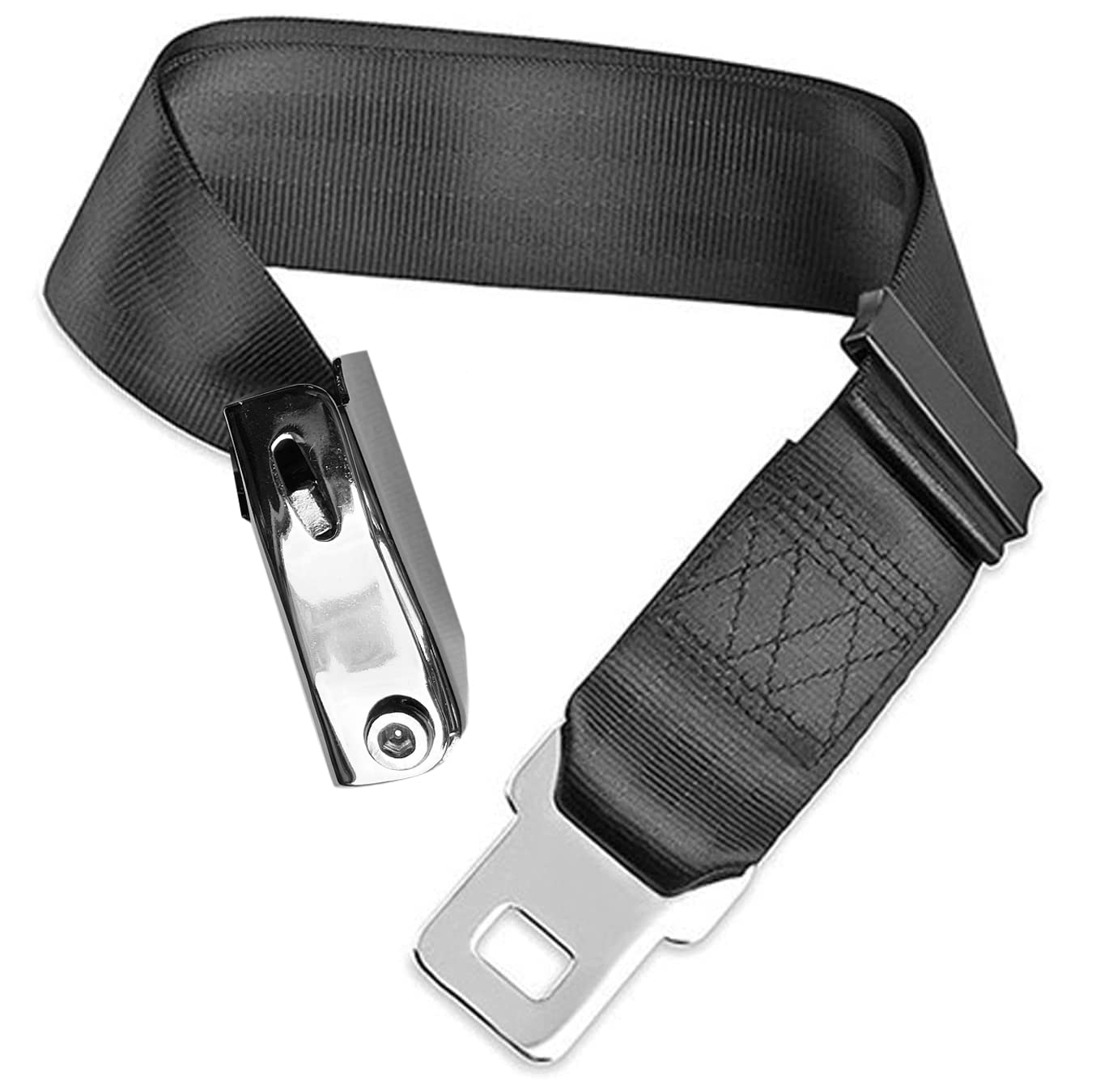 OBTANIM Adjustable 743 Inch Airplane Seat Belt Extender Fits All Airlines