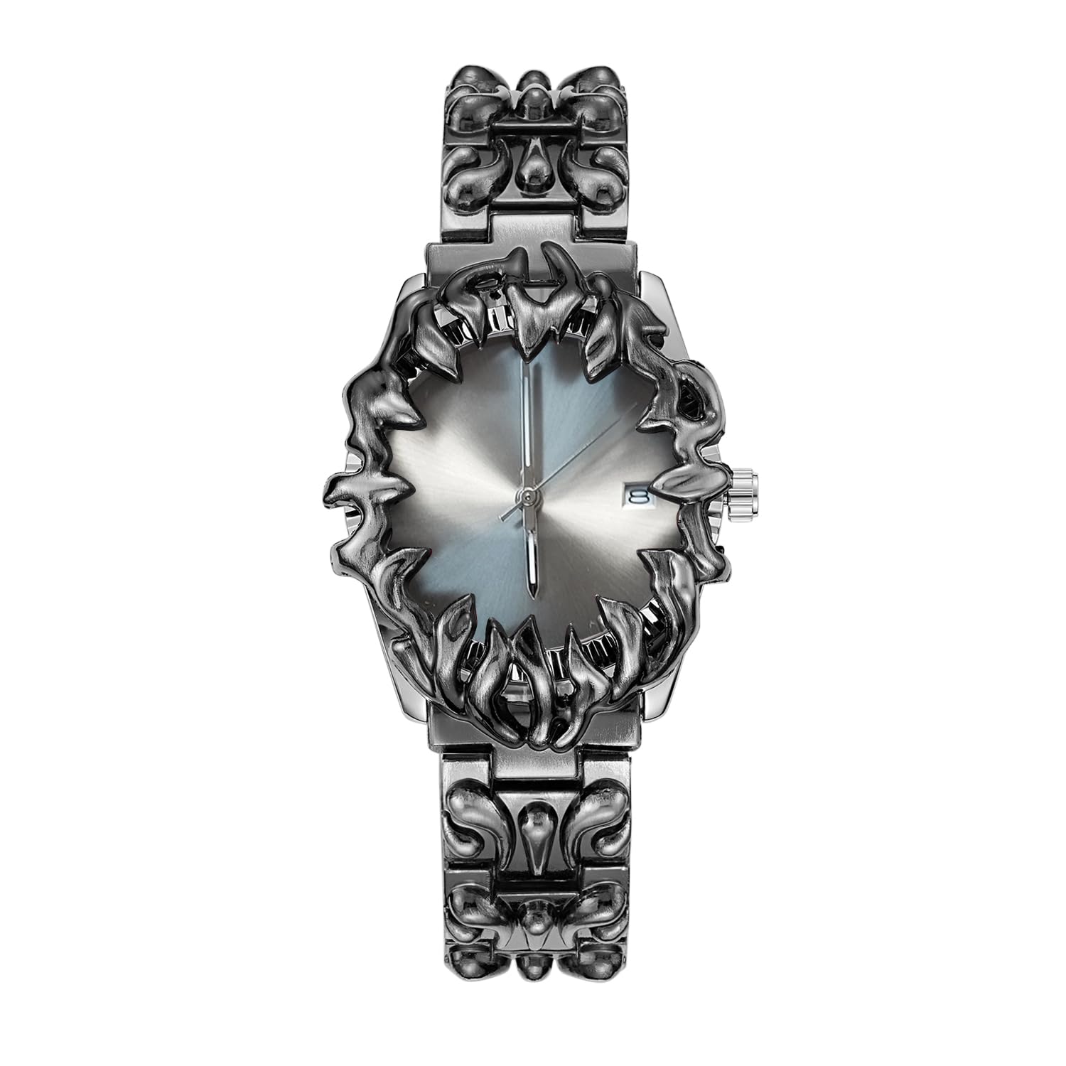 PINTIME Orologio da uomo – unico orologio da polso in acciaio inossidabile, classico movimento al quarzo impermeabile con quadrante luminoso e altre opzioni