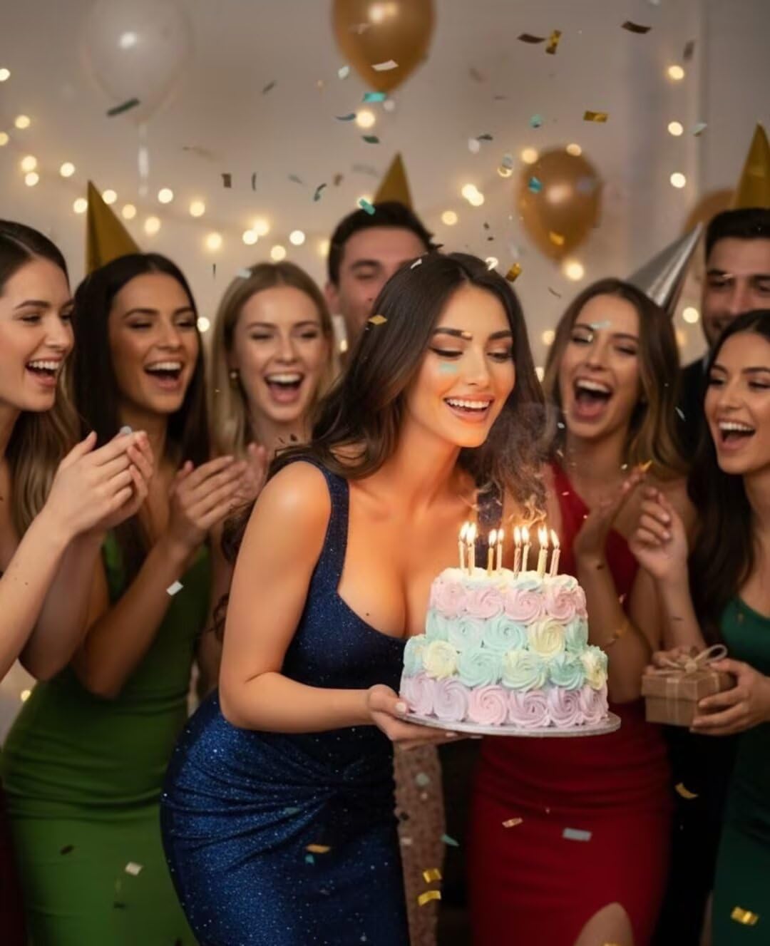 Sparkly Sequin Mermaid Prom Dresses for Women 2026 Long Square Neck Ruched Formal Evening Dress