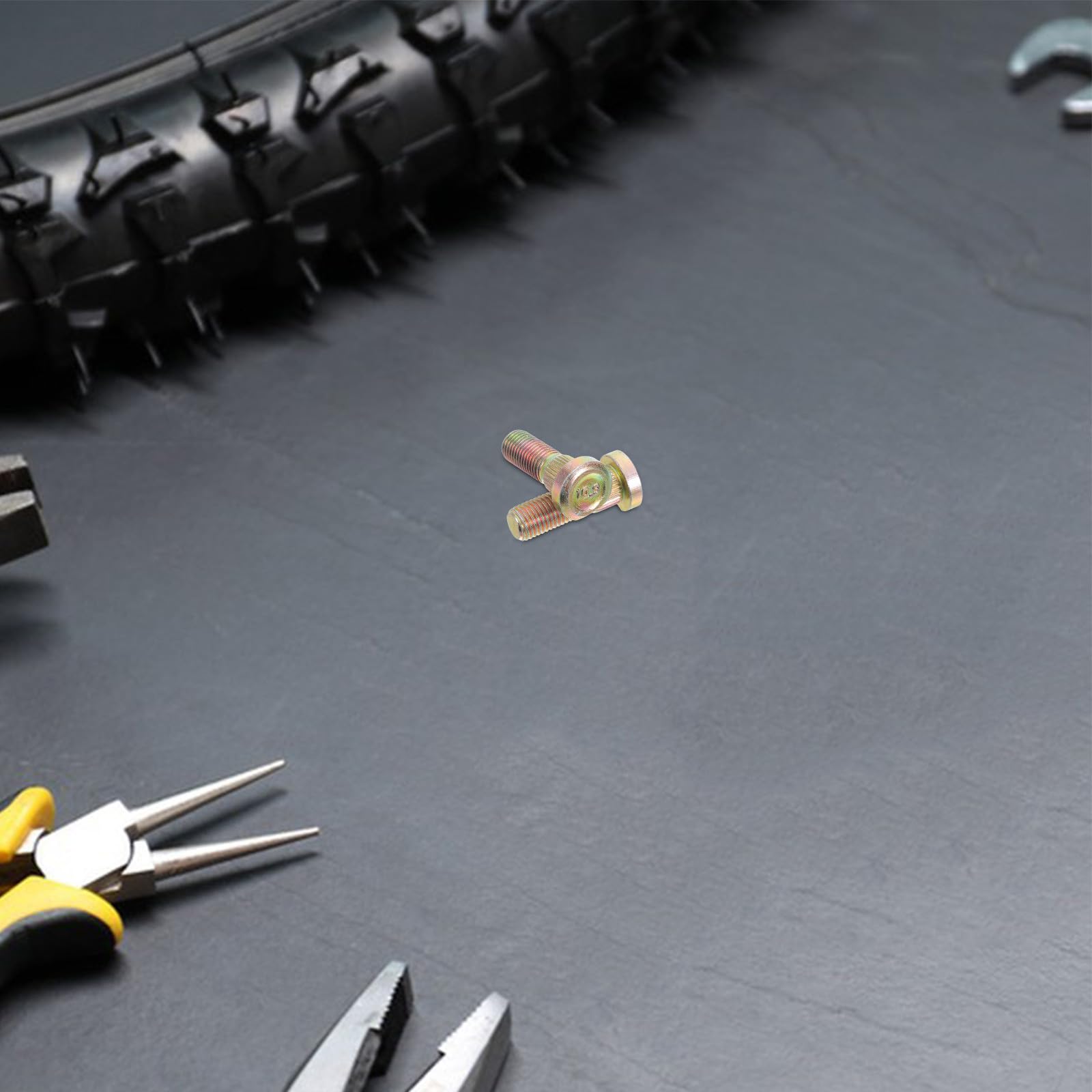 Pernos de Rueda M10 para Coche 2 Unidades, Tornillos para Buje de Metal Resistentes
