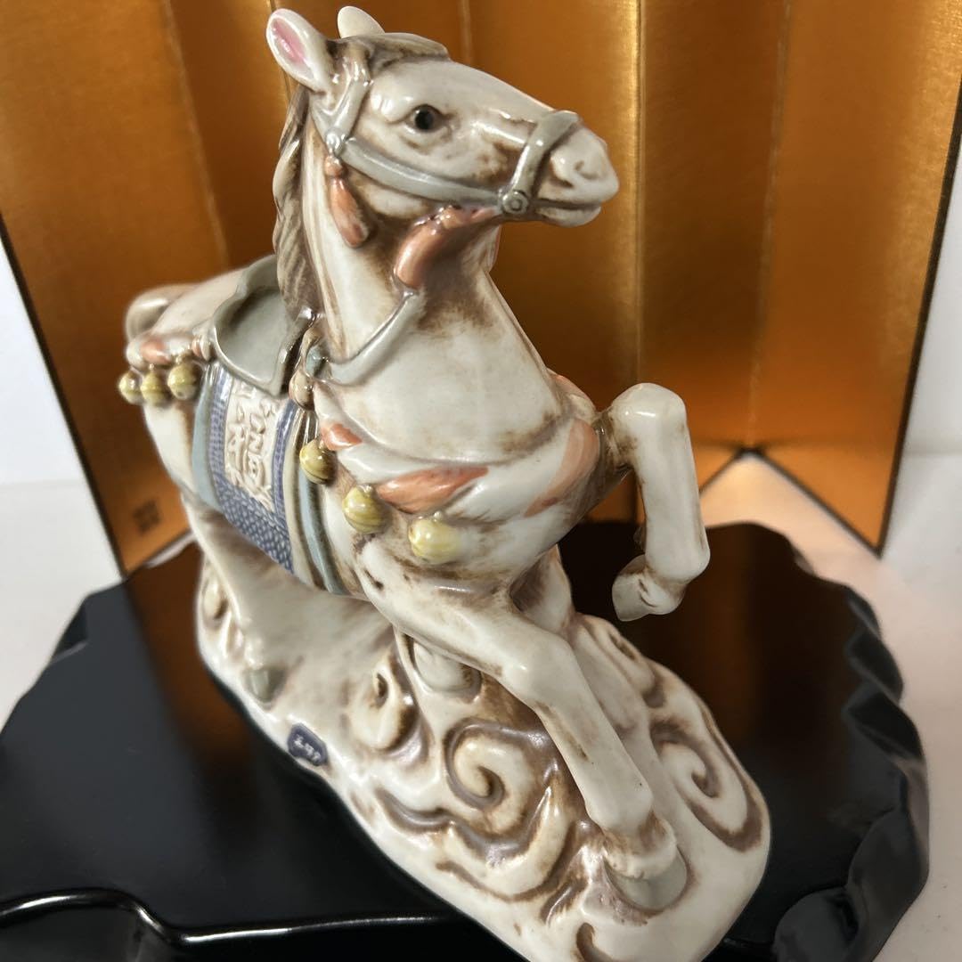Amazon.co.jp: 干支 薬師窯 招福干支 置物 縁起物 うま 午年 馬