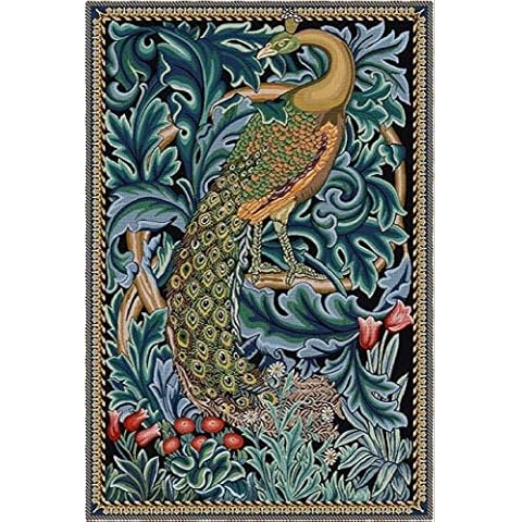 Signare Peacock Tapestry Wall Hanging Cover