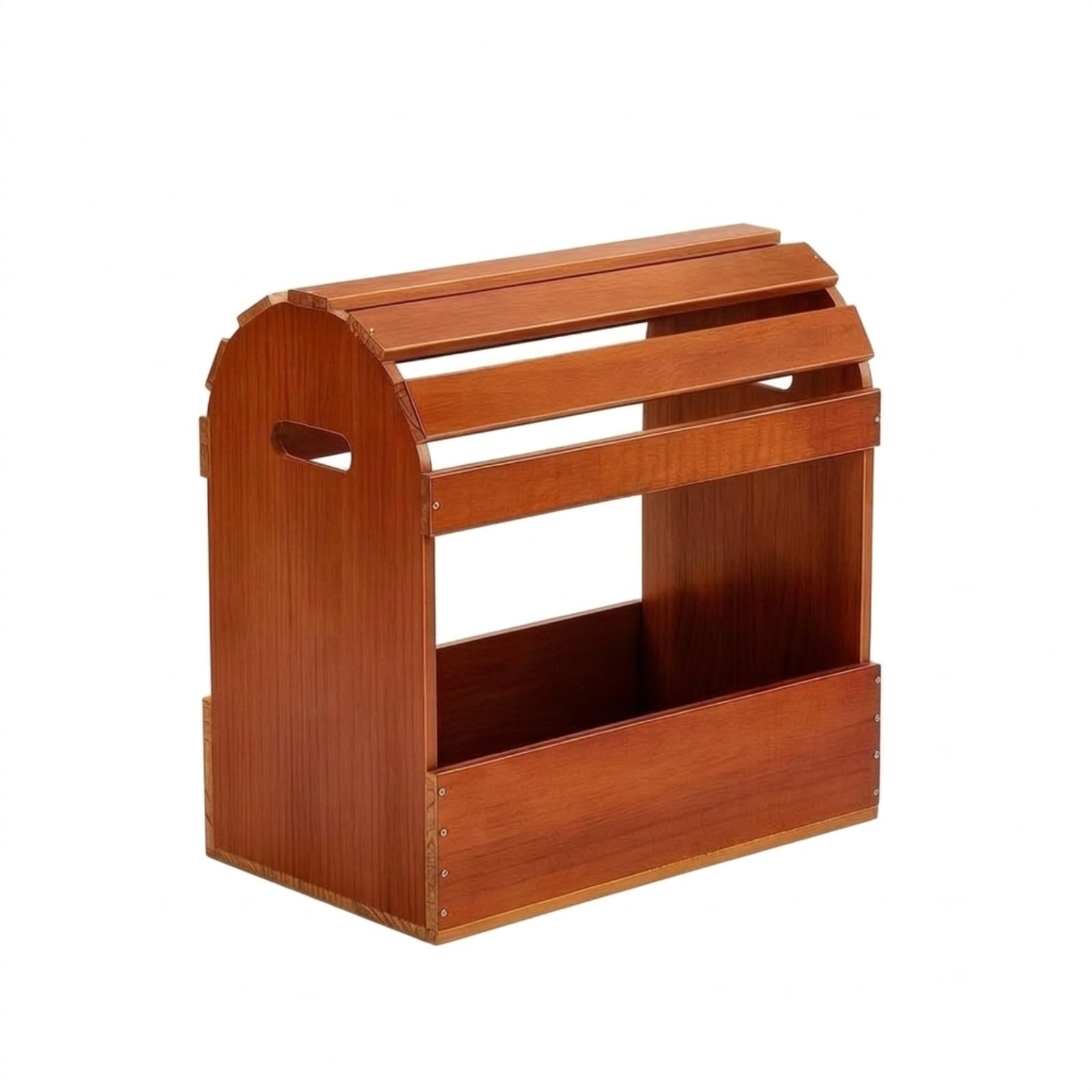 Amagogo Soporte para Montura Organizador Soporte Estante Perchero Caballo con Madera Natural Resistente y Lateral Curvo Que Zona Frontal Abierta y Panel