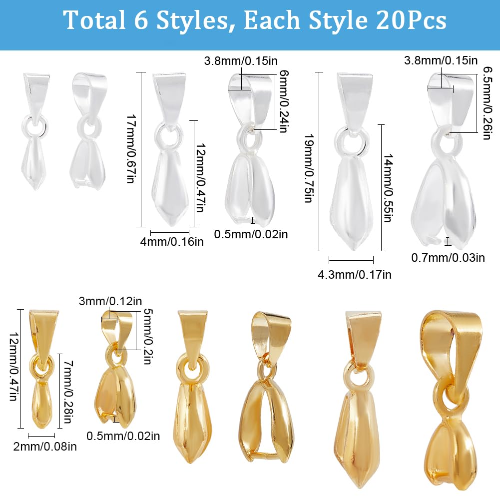Wholesale 30x 50x Jewelry Findings Bail Connector Bale Pinch Clasp Pendants Y61