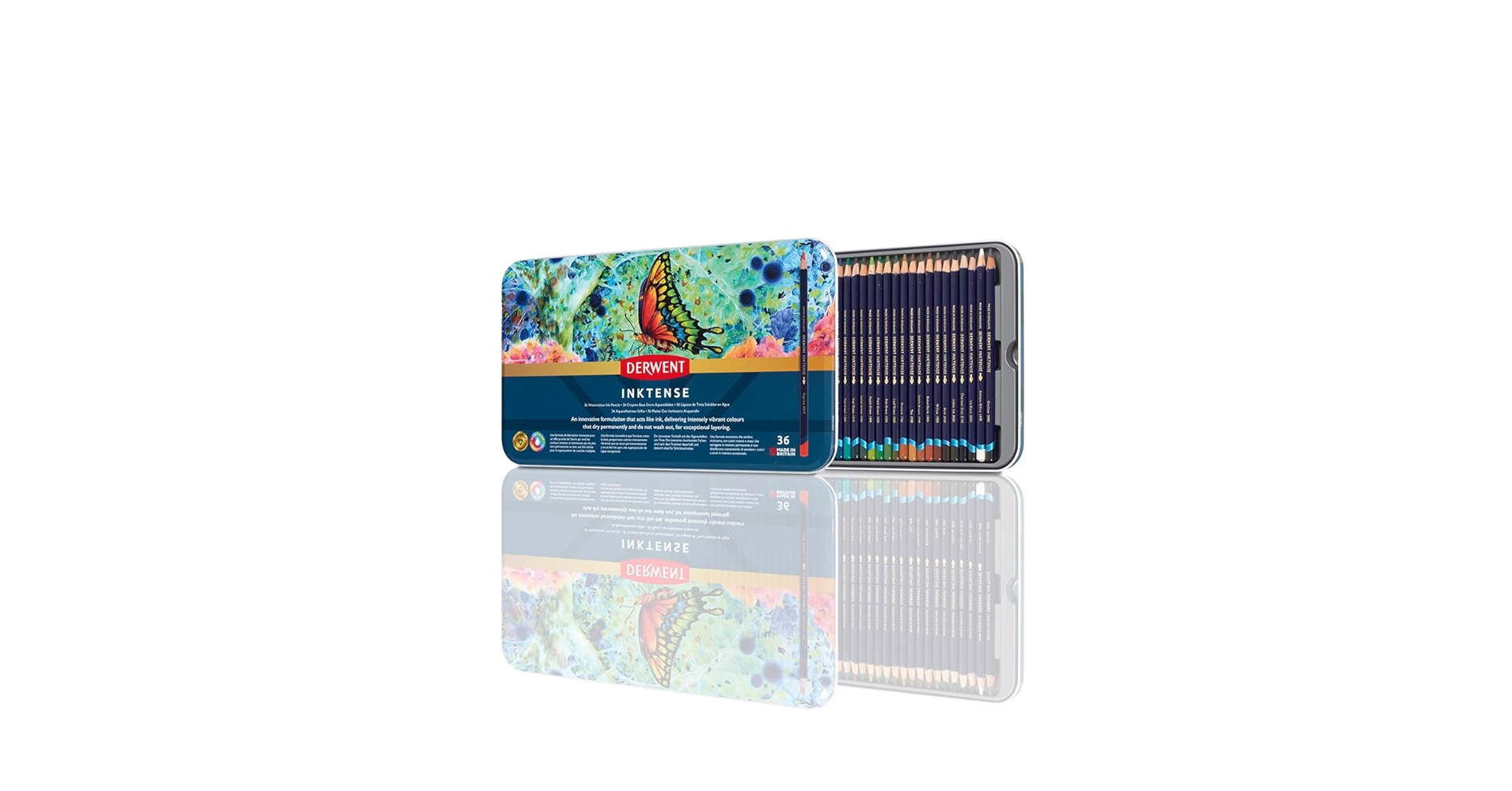 DERWENT INKTENSE 水彩色鉛筆 36本セット Amazon.com : Inktense 36 Piece Water Soluble Colored Pencil