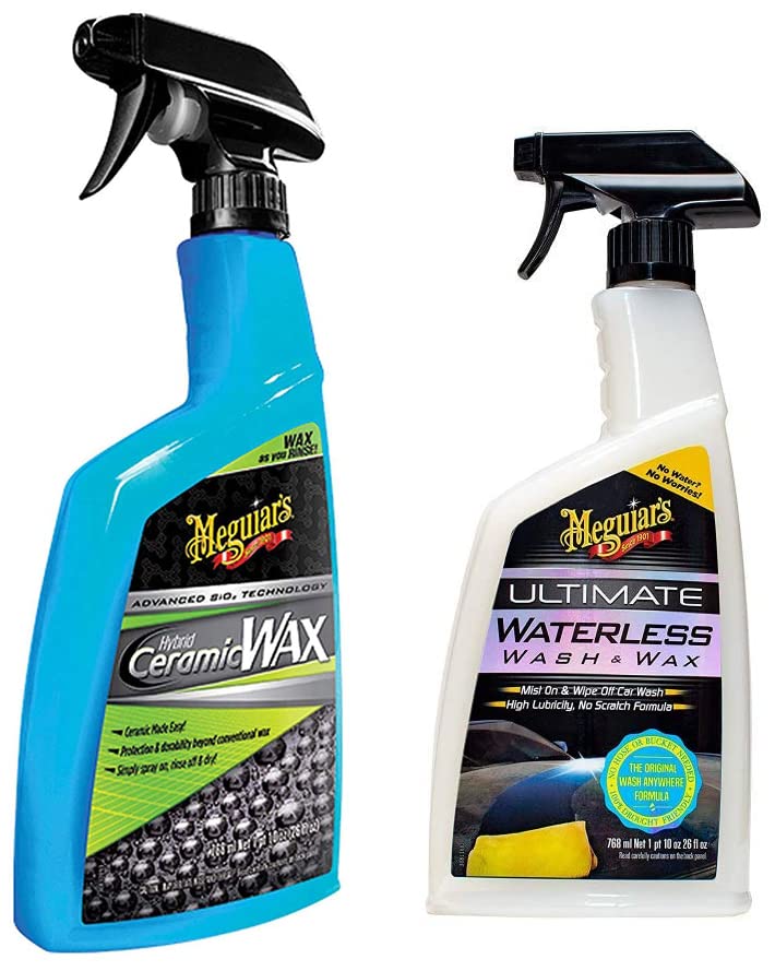 Hybrid Ceramic Spray Wax 768ml & Ultimate Waterless Wash & Wax