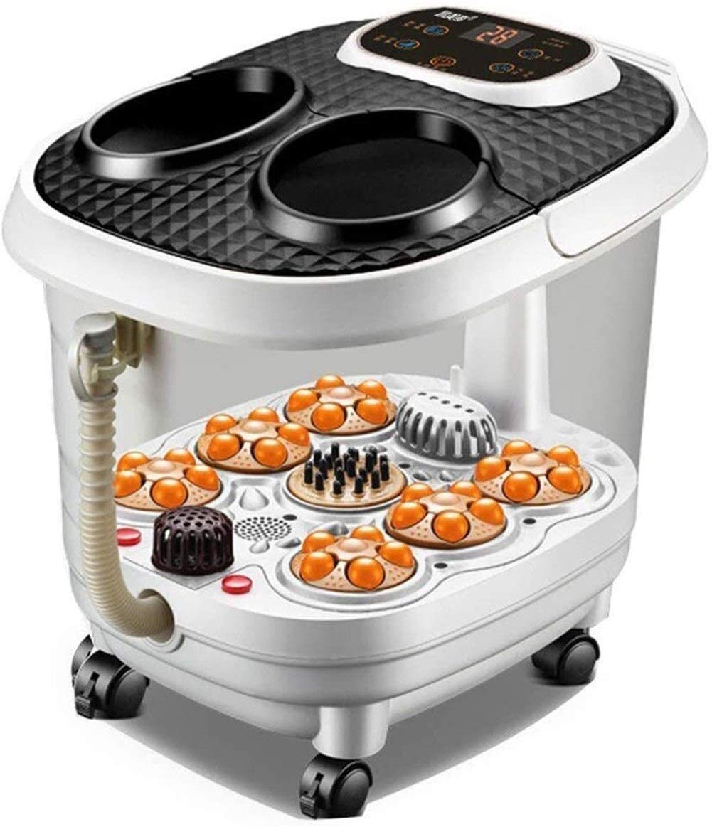 Pediluvio termale Massager, motorizzato Shiatsu Roller Massaggiare Agopuntura Point, con Telecomando, conversione di frequenza, Tempo Regolabile e Temperatura, la Toccare-Chiave