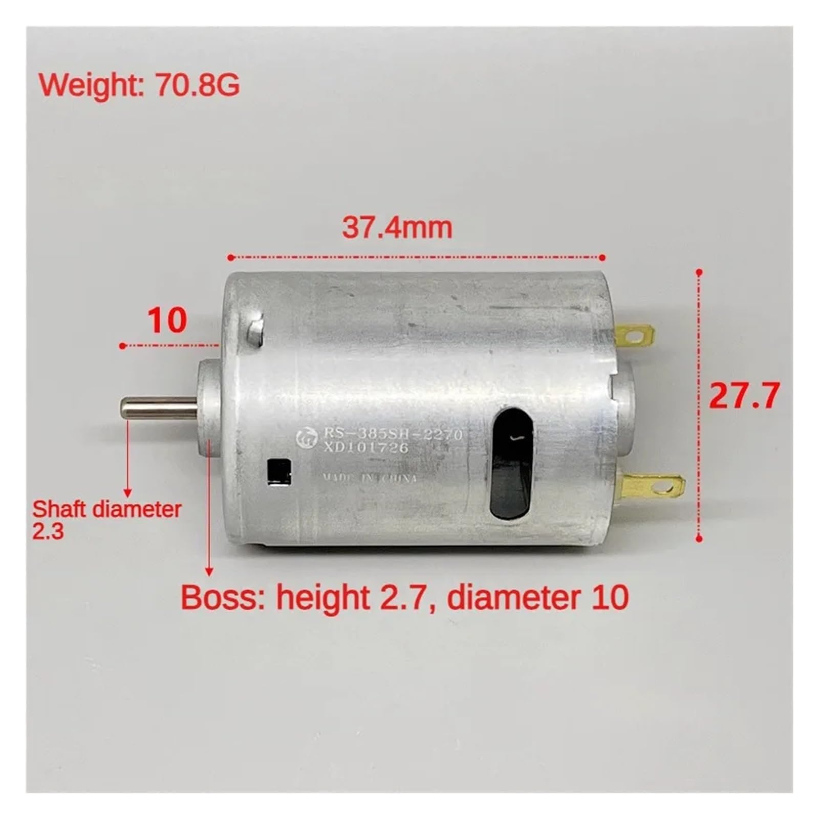 TSIOHKBS RS385SH-2270 9000RPM Carbon Brush Electronic Starter Hair Dryer/hot air Gun/Household Appliance Electronic Starter