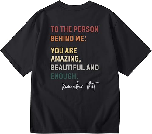 Miniatura 3 de Camiseta con texto en inglés "You Matter to The Person Behind Me", camiseta de concientización sobre la salud mental para mujer, camisetas gráficas