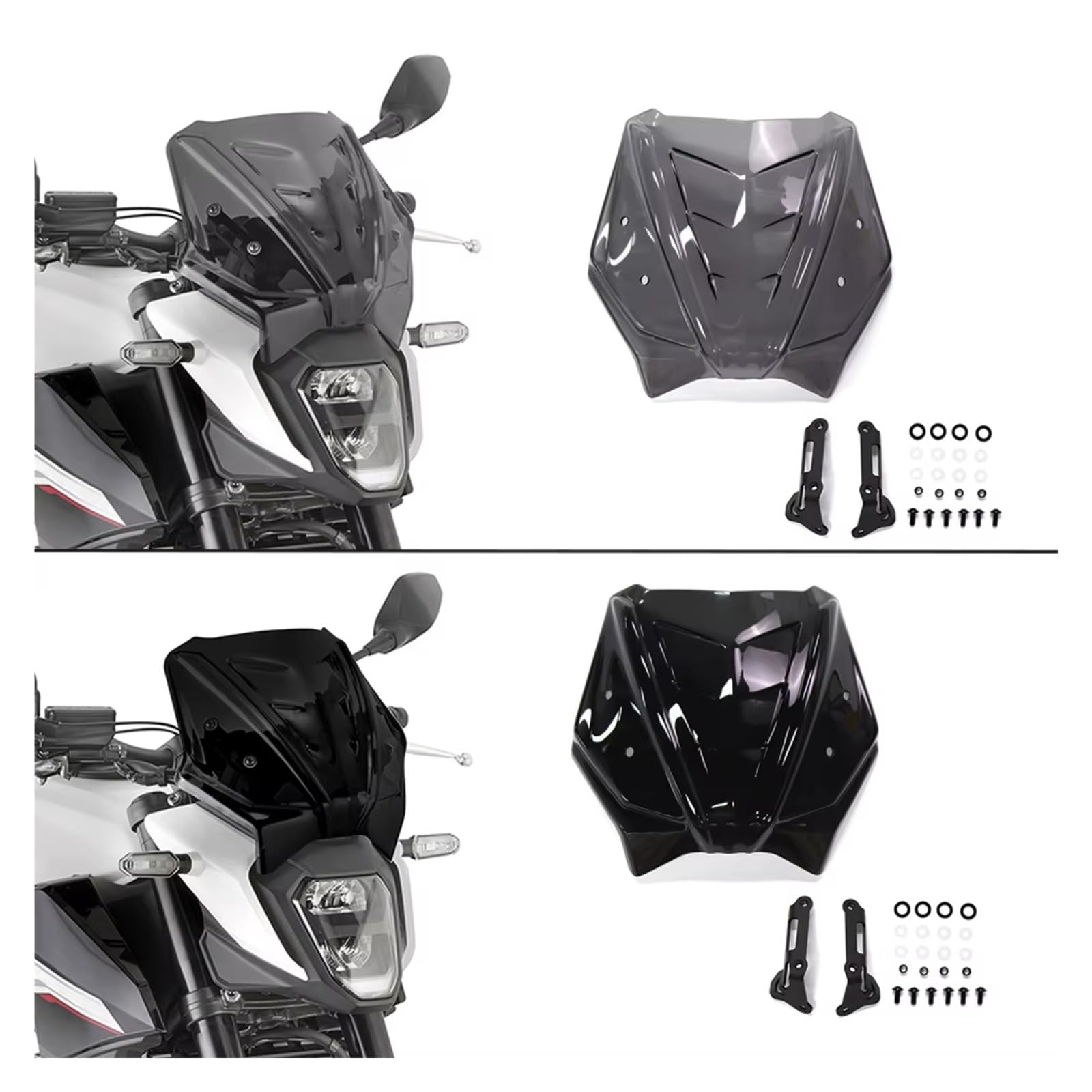 Compatible Avec Cb500 Pour Hornet 2024 2025 Cb 500 Moto Sport Touring Pare-brise Visière Déflecteur De Accessoires