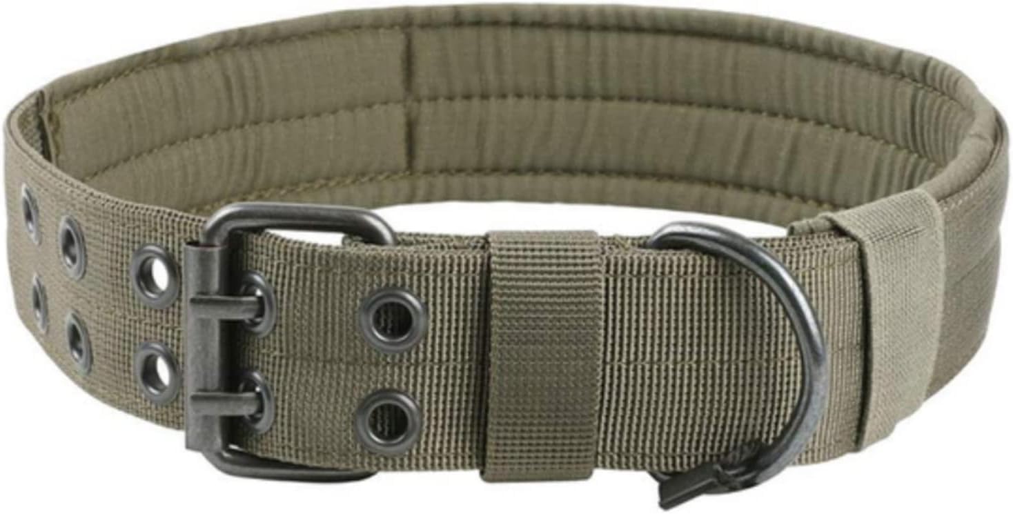 Collier tactique en nylon pour chien robuste d'une resistance militaire