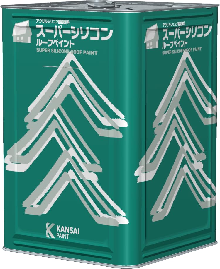 塗料　関西ペイント　スーパーシリコンルーフ　艶消しナスコン　2缶 Amazon | 関西ペイント スーパーシリコンルーフペイント つや消しネオ