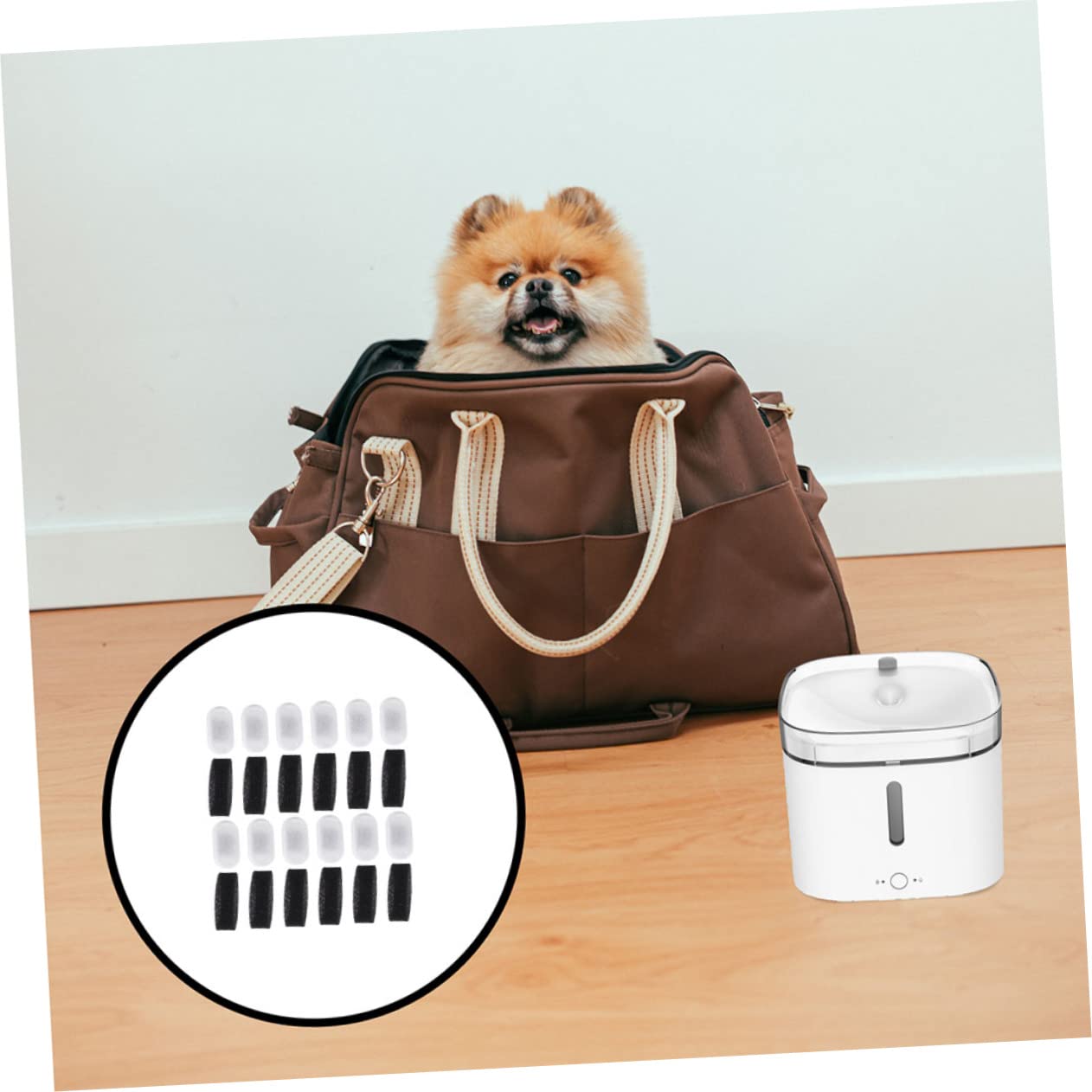 FOMIYES 3 Set - Filtri per Fontanelle per Gatti con Filtrazione Durevole Filtri di Ricambio in Cotone per Erogatori di Acqua per Animali Domestici Pezzi * 3