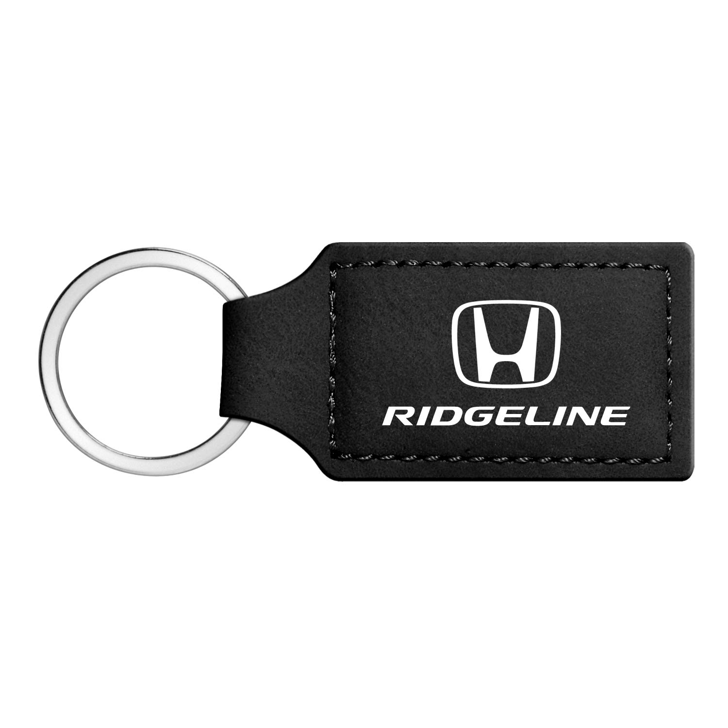 iPick Image iPick Image - Honda Ridgeline Rectangular Black Leather Key Chain