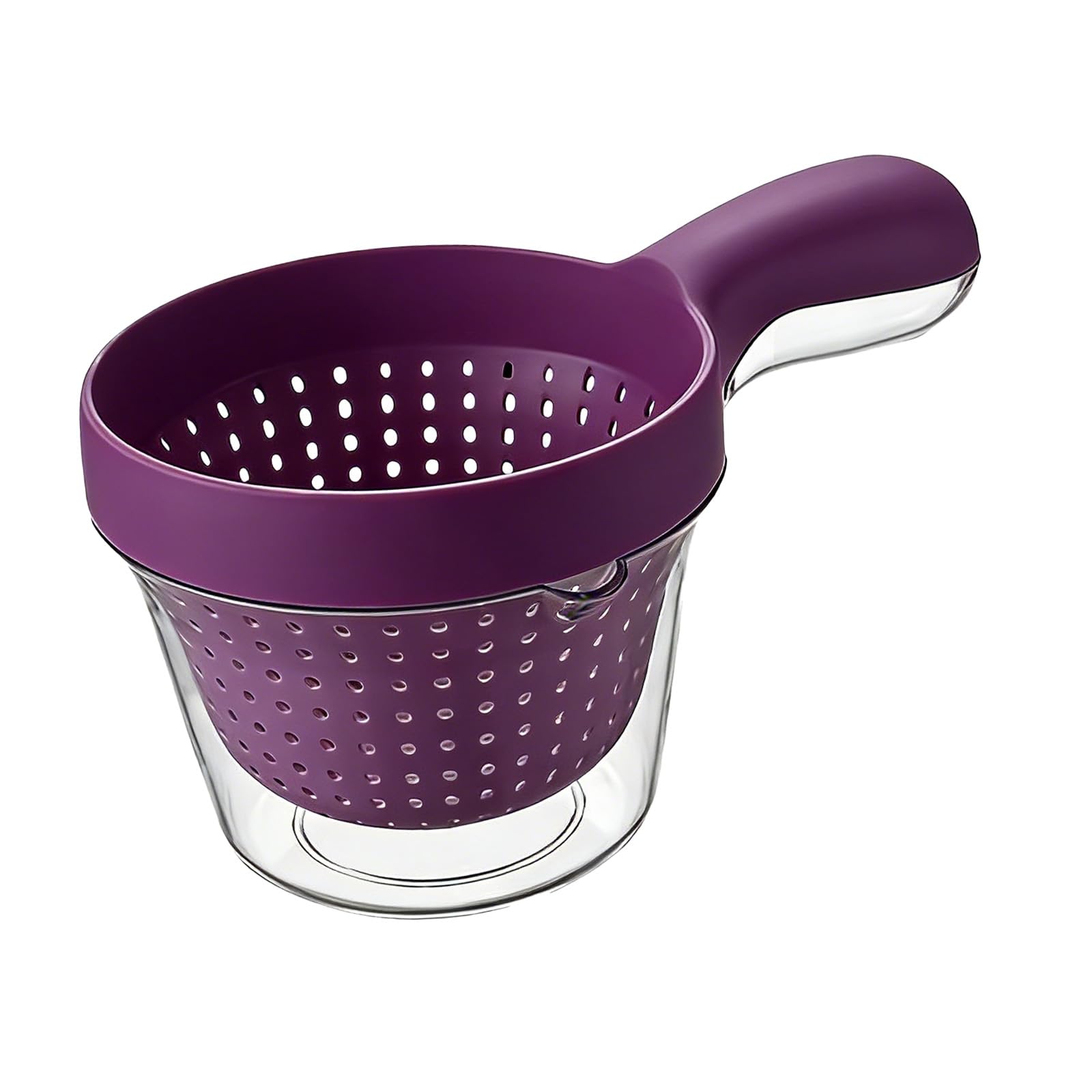 FGDTREE Stackable Fruit and Vegetable Basket Container with Handles for Salad Prep and Small Kitchen Storage Fruit Vegetable Strainer