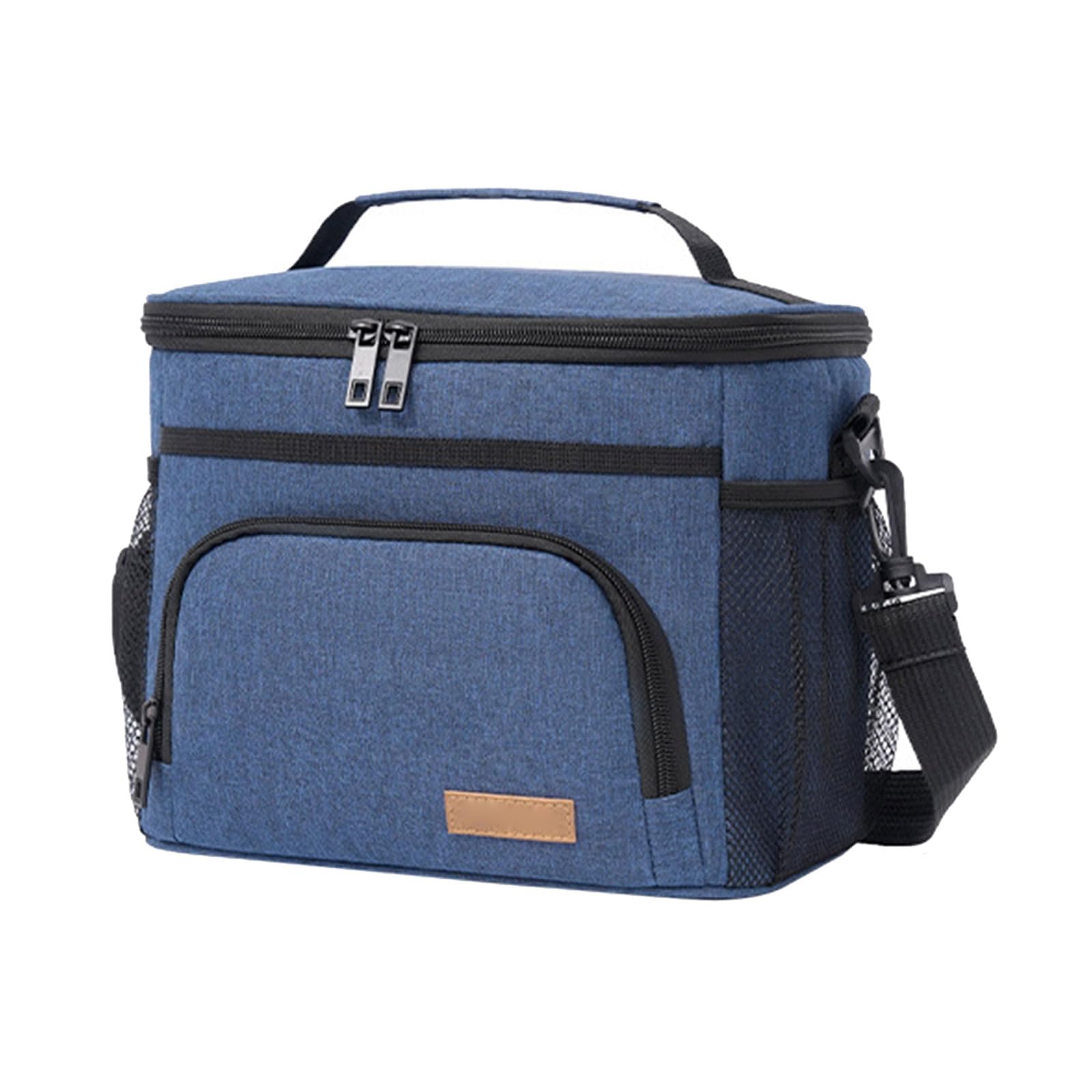 YTtkku 2 Multi-Compartment Insulated Food with Thickened Oxford Fabric Portable for Camping, Commuters Oxford Fabric Picnics Bag