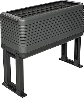 NuVue Modular Garden Planter 2-Pack Set - Innovative Planter Boxes for I...