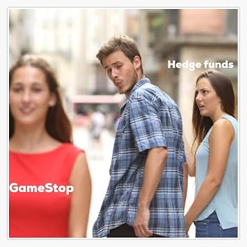 gamestop vs reddit vs hedge funds Sticker Vinyl Decal Waterproof Bumper Sticker Laptop Window 5"