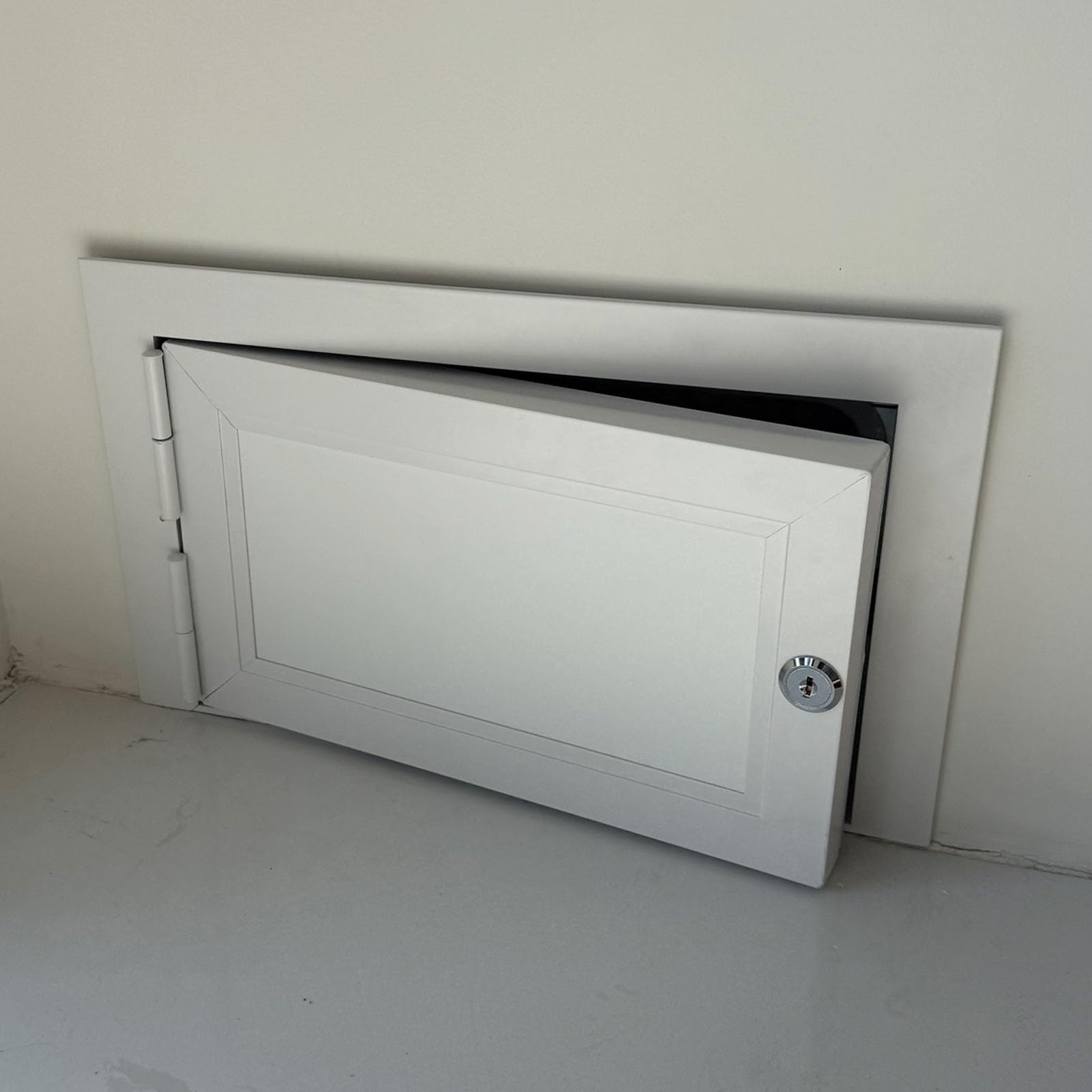 Botola Ispezione Cartongesso Parete in Alluminio Sportello Ispezione 30x50 35x85 60x60 60x70 65x80 70x75 Cm, Bianco Piastra di Copertura del Foro a Parete per Nascondere Fili/ Tubi, Sportello Contator