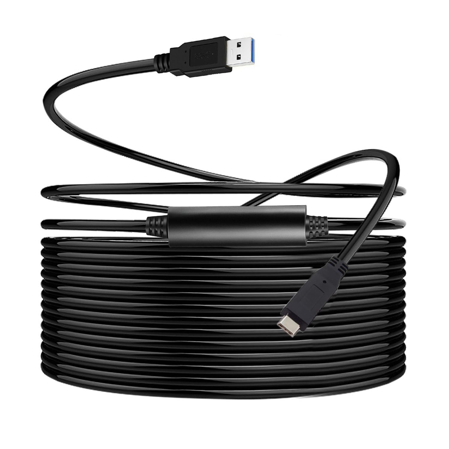 xiwai Câble répéteur de données GL3523 USB-C USB 3.1 type C mâle vers USB 3.0 type A mâle 8 m