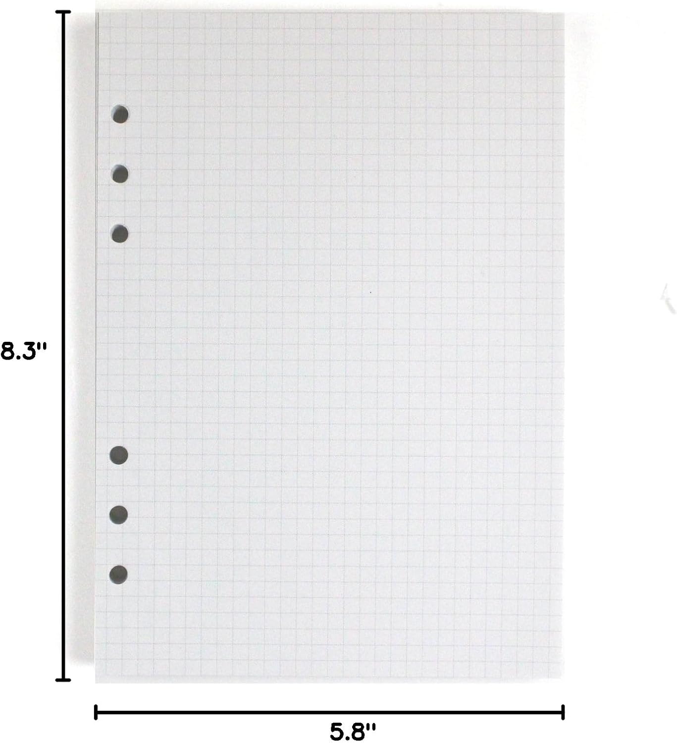 Raymay Fujii DAR4010W System Notebook Refill, Value Notebook, Grid Ruled, A5