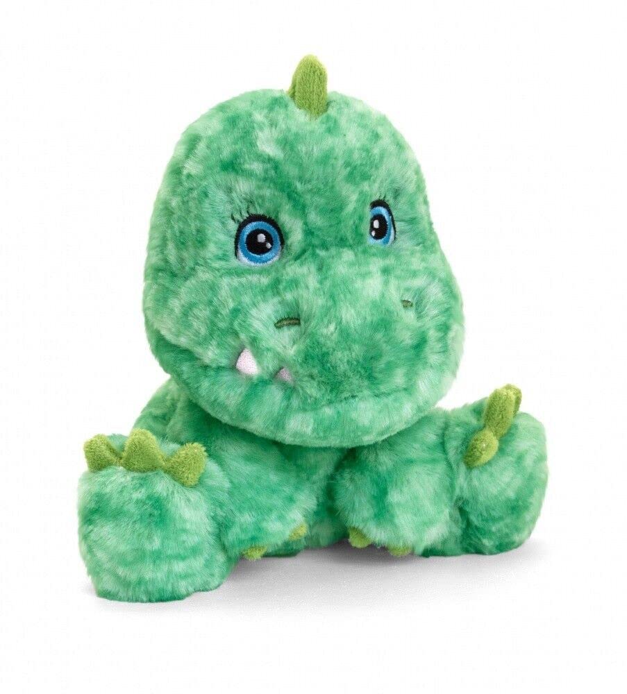 Deluxe PawsDeluxe Paws Adoptable World Eco Plush, 100% Recycled (25cm Dinosaur)