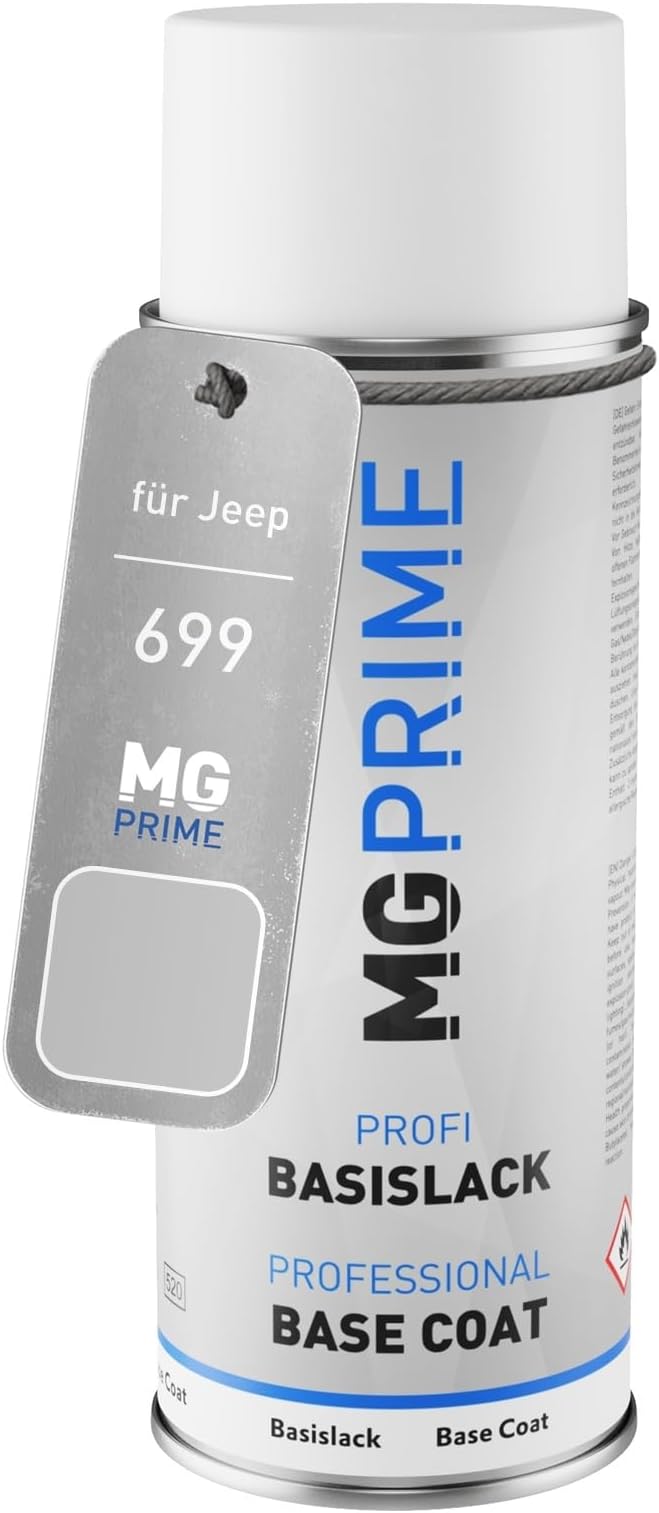 Car paint Spray can for Jeep 699 Silver Zyinth Metallic Base coat spray can 400ml