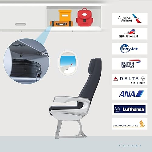 Miniatura 3 de EMPSIGN Bolsa con ruedas para laptop, maletín enrollable de 15.6 pulgadas con ruedas, bolsa para computadora con ruedas y bolsillos RFID a prueba de