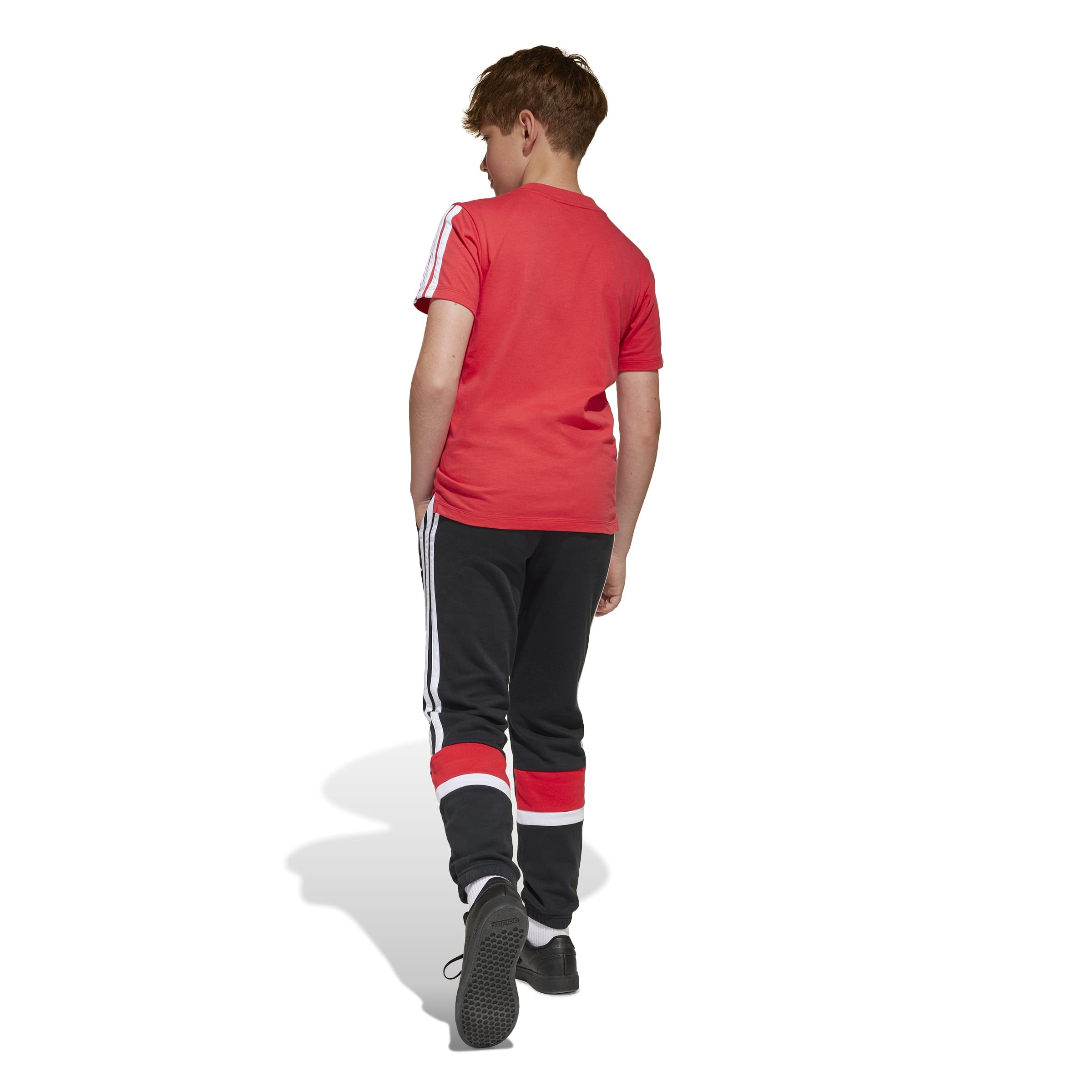 adidas Seasonal Essentials Tiberio 3 Stripes Fleece Pant - Pantalones de chándal Unisex niños