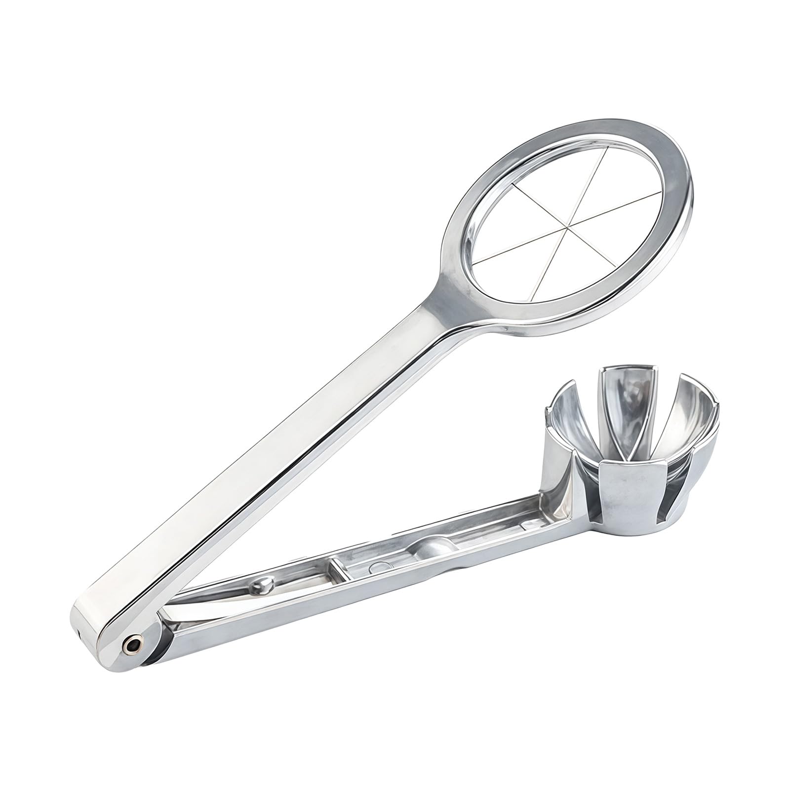 MALSSE Innovative Kitchen Device for Easy Splitting of Boiled Items Into 6 Uniform Segments Oocyte Slicer for Salads