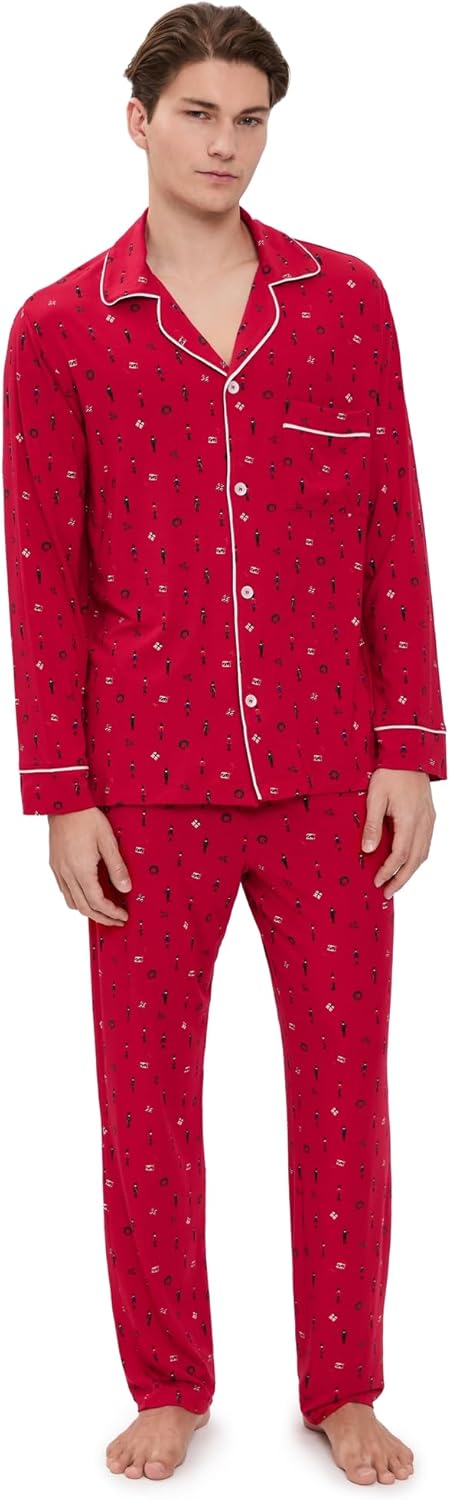 Eberjey mens William Printed Pj Set