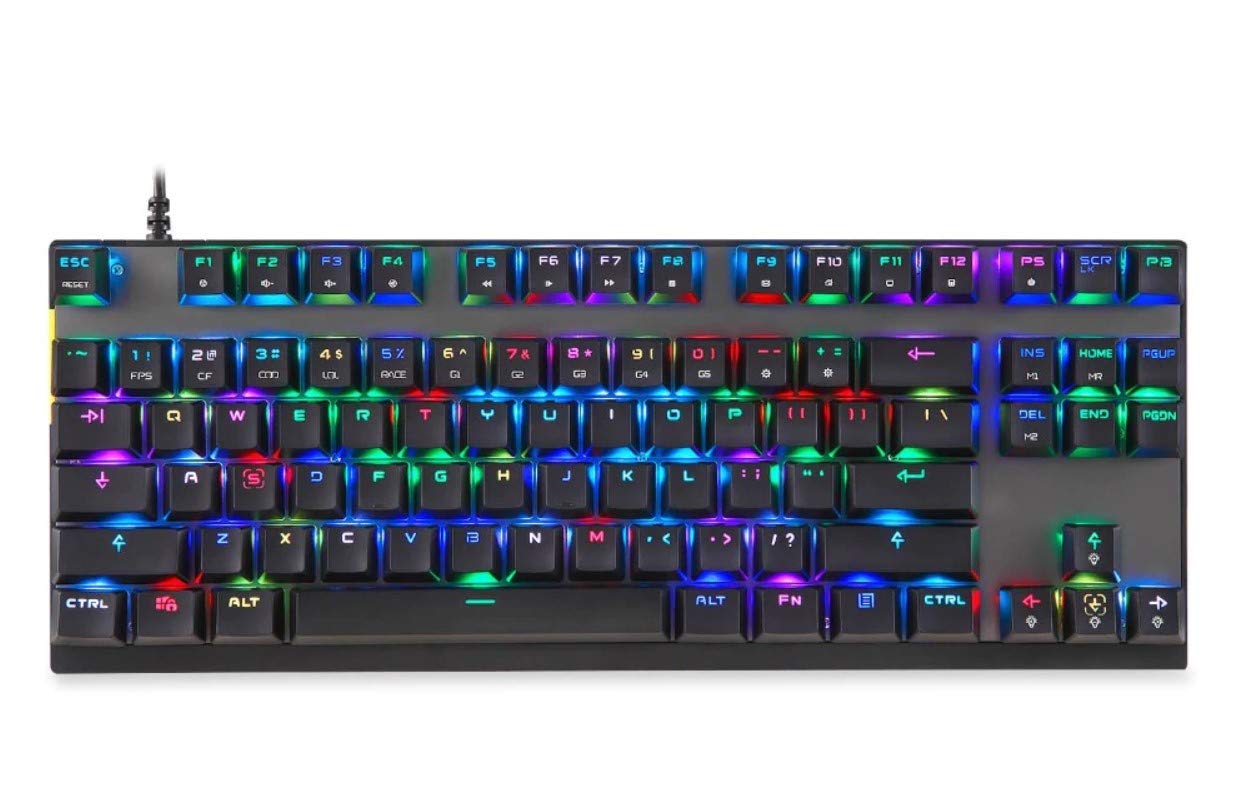 Teclado Mecânico Motospeed K82 Preto Switch Azul RGB | Amazon.com.br