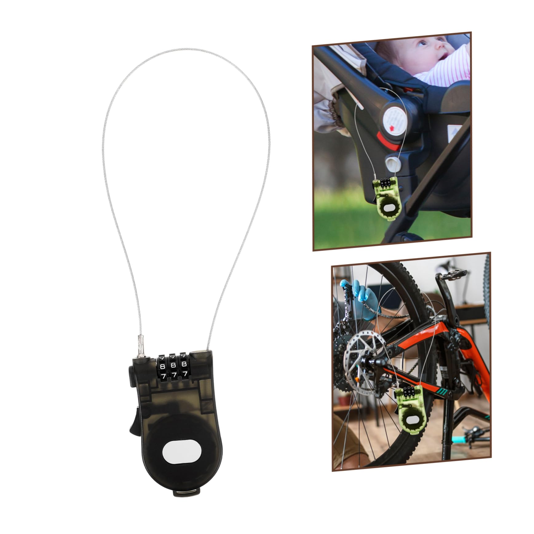 BESPORTBLE Lot De 5 Antivols De Sécurité pour Vélo De Montagne