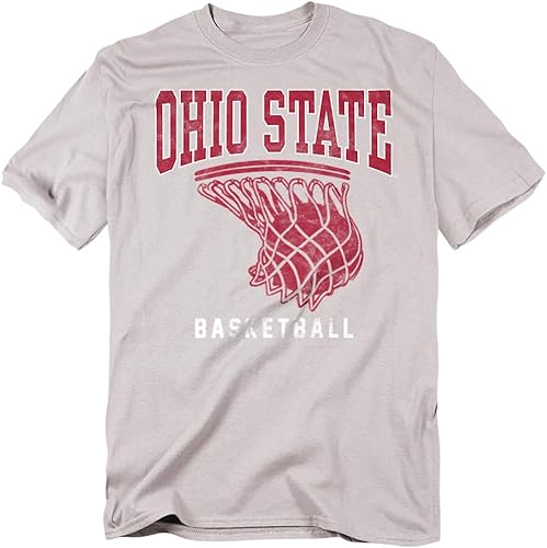 Miniatura 7 de The Ohio State University - Camiseta oficial de baloncesto unisex para adultos Rojo de equipo,Athletic Heather,Negro -,Charcoal,Gris Carbón