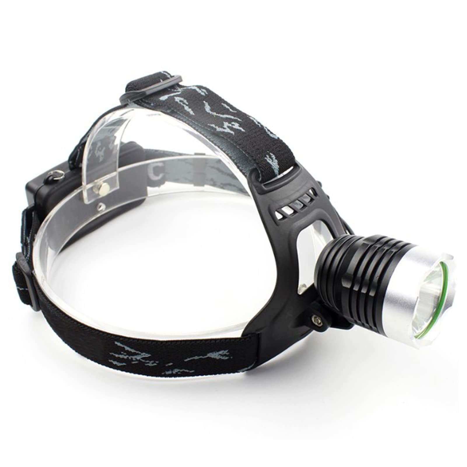 Lampe frontale LED haute puissance rechargeable par USB, lumière blanche, pour pêche en plein air, camping, 3,7 à 4,2 V